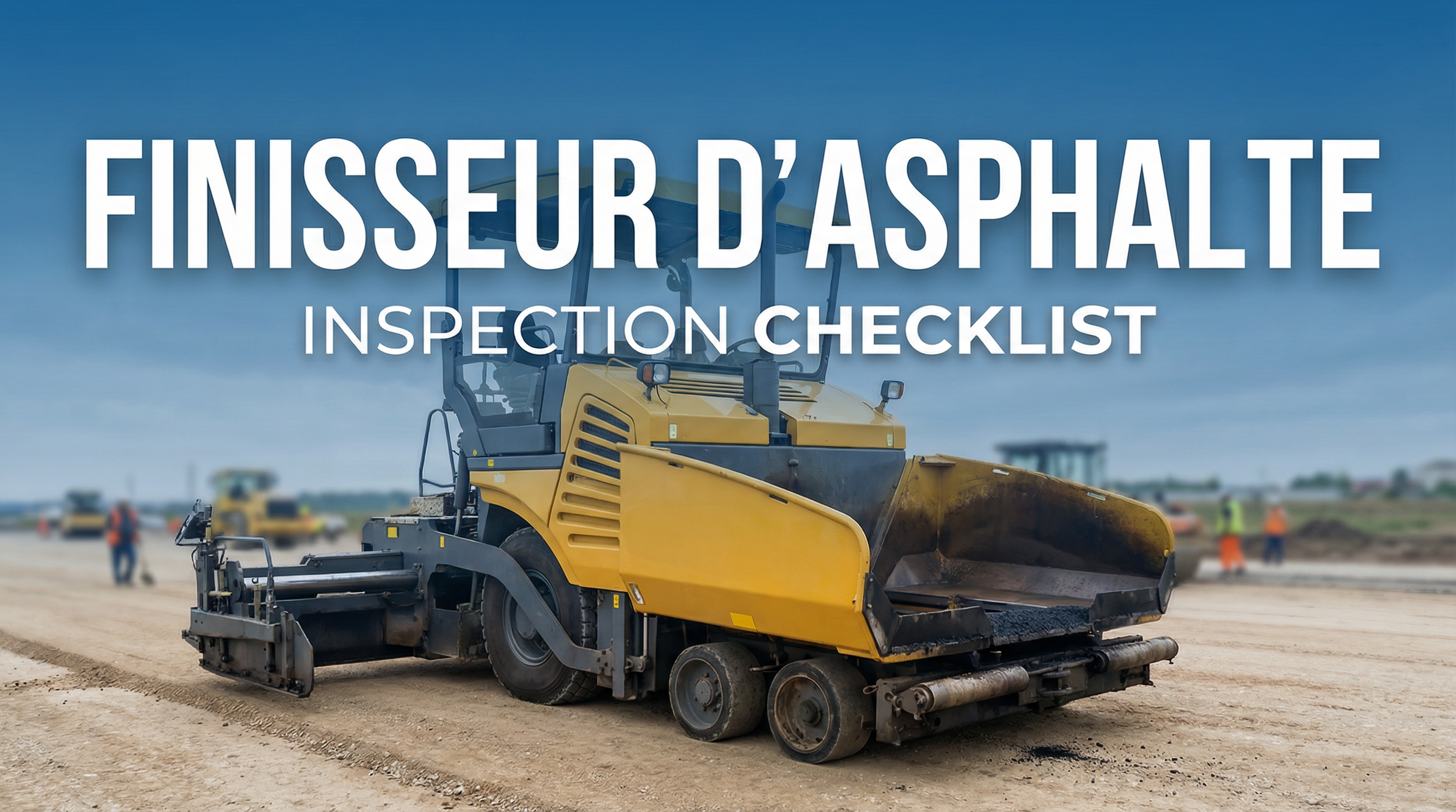 Finisseur d'Asphalte (Paver)